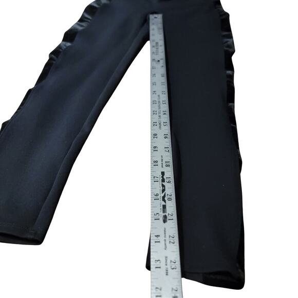 SPANX High Rise Ponte Side Velvet Leggings Womens S Stretchy Polished Athletic - Picture 8 of 10